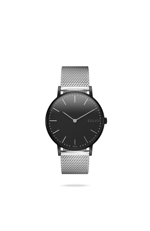 Solios Watches The Solar Classic | Black Dial