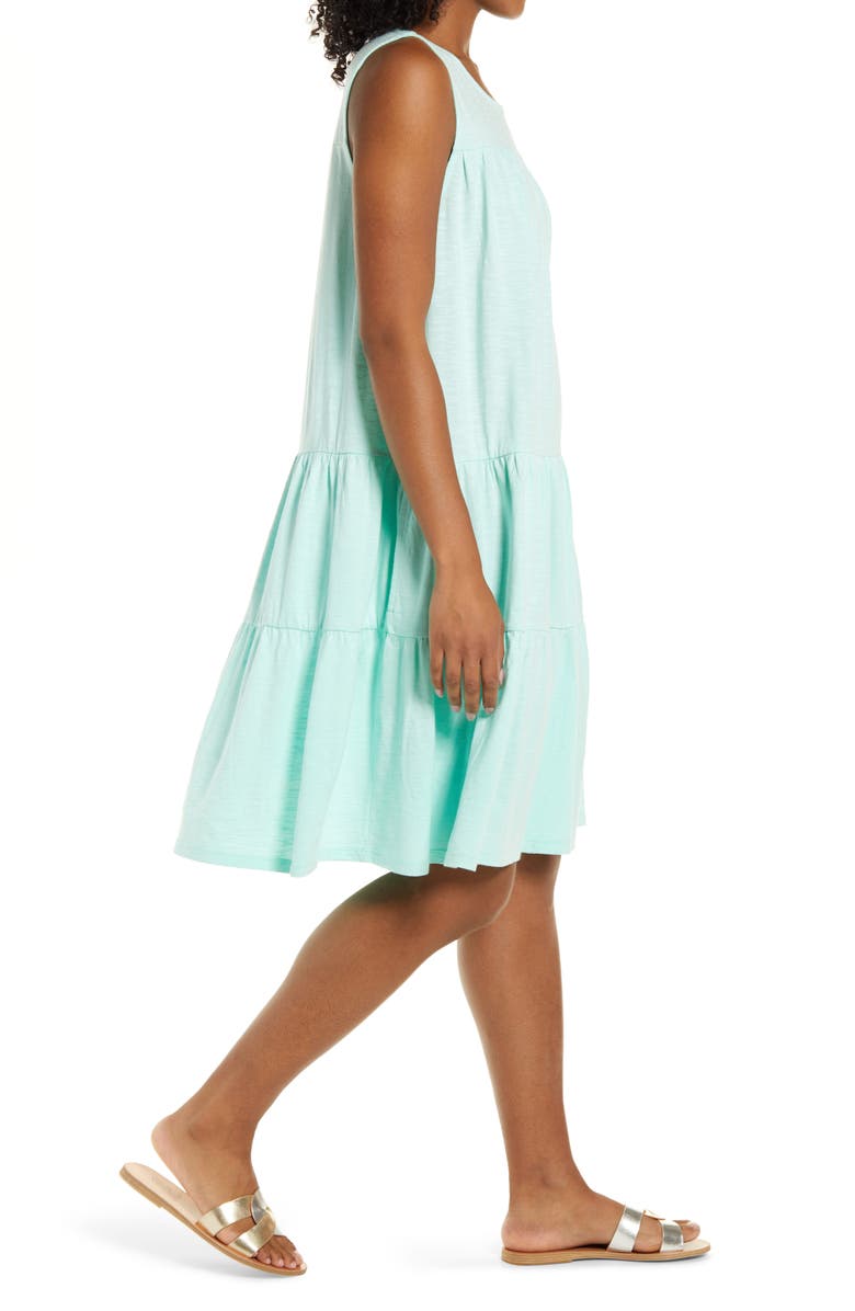 Caslon<sup>®</sup> Tiered Jersey Shift Dress, Alternate, color, 