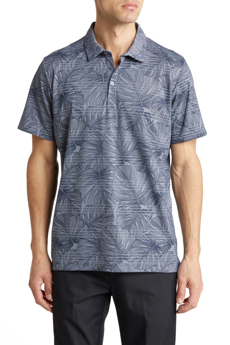 Dolphin Dive Polo, Main, color, HEATHER PEACOAT