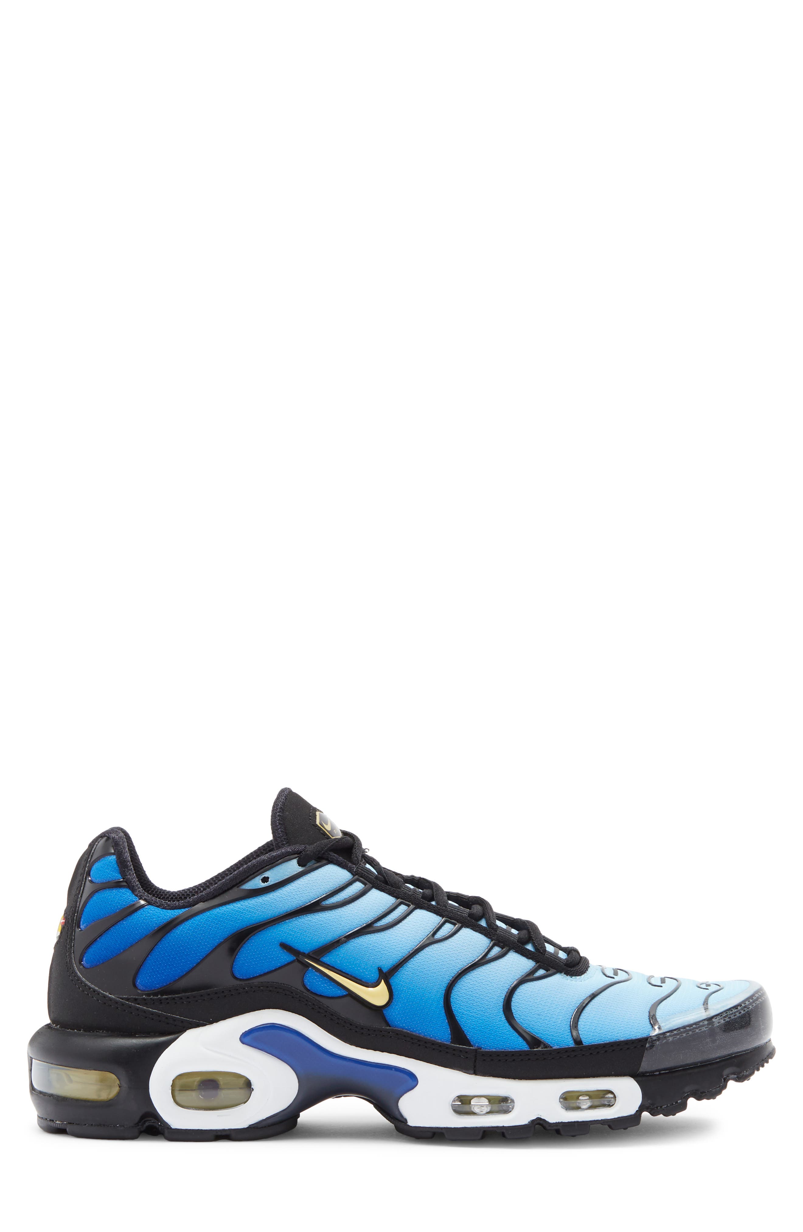 Nike Air Max Plus Sneaker, Alternate, color, Black/ Blue