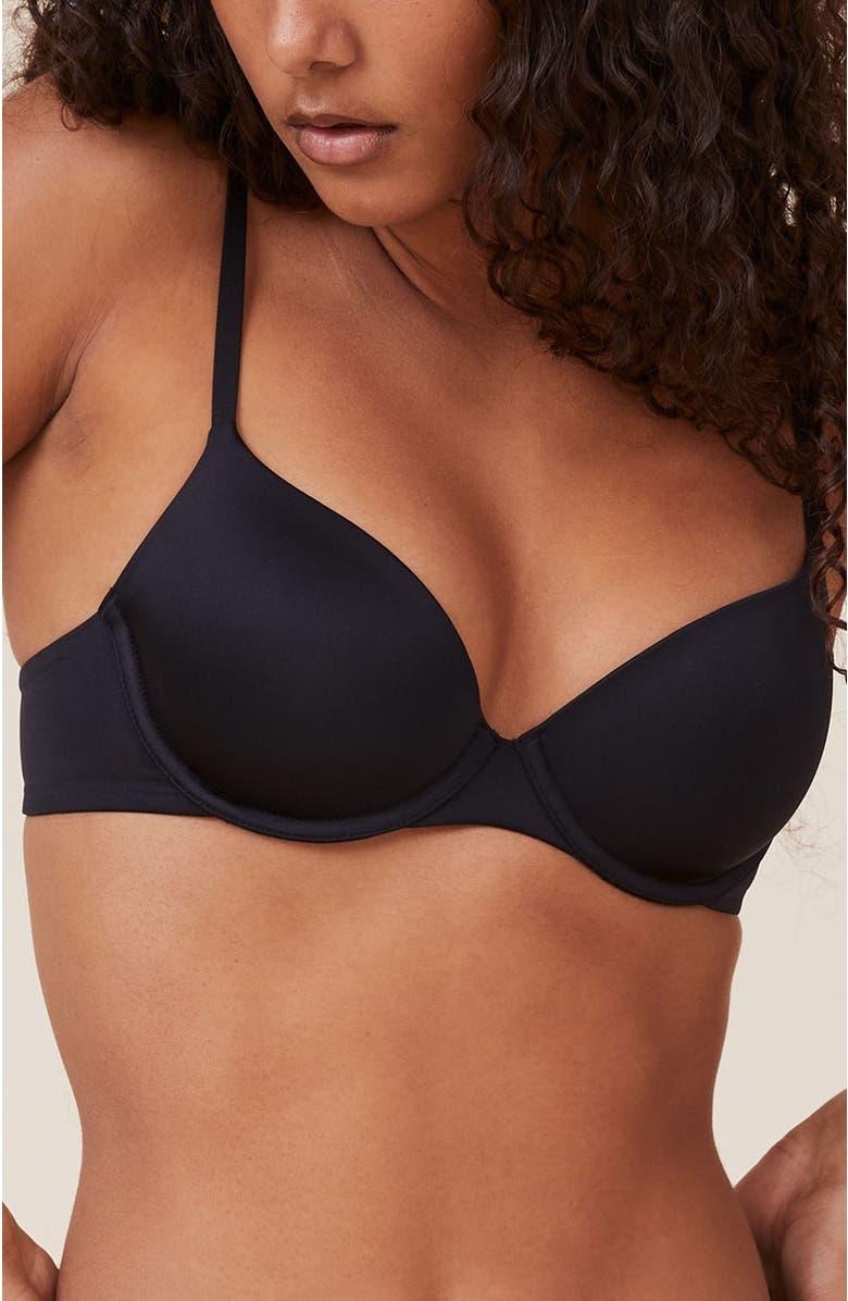 COTTON ON BODY Women's Ultimate Comfort T-Shirt Bra, Alternate, color, Black