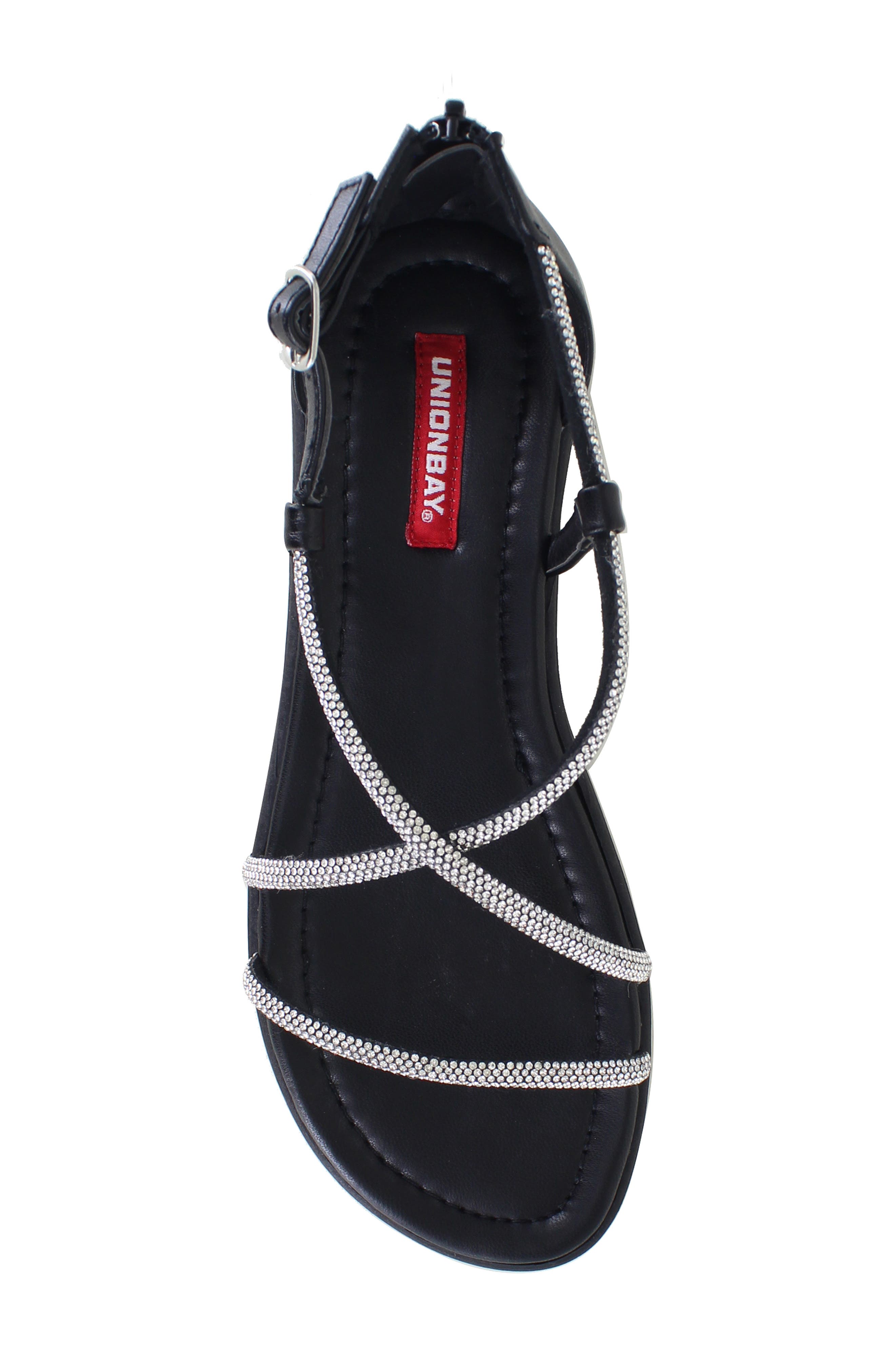 UNIONBAY Keely Rhinestone Sandal, Alternate, color, 