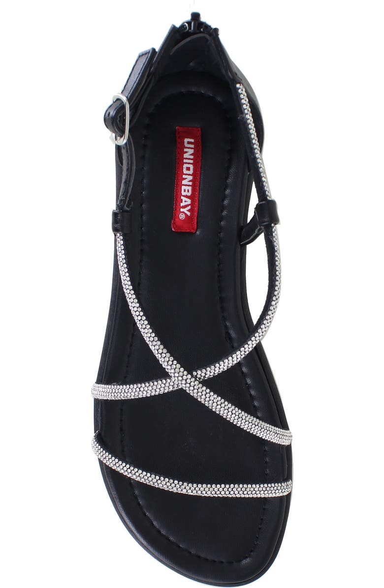 UNIONBAY Keely Rhinestone Sandal, Alternate, color,