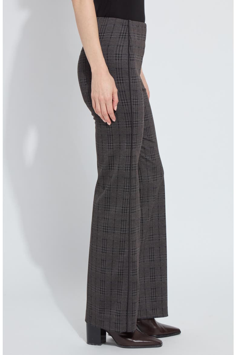 Plaid High Waist Ponte Pants, Alternate, color, AM PLAID