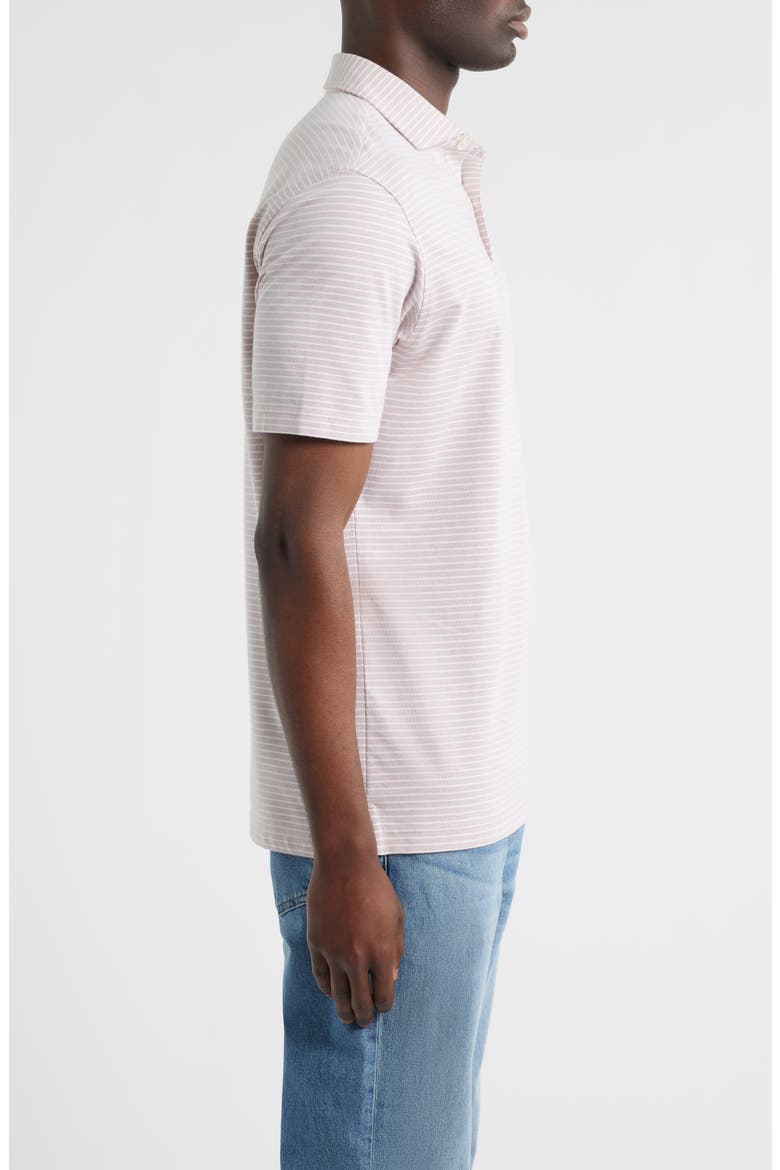 Crown Crafted Albatross Pima Cotton Blend Polo, Alternate, color, FADED SCARLET