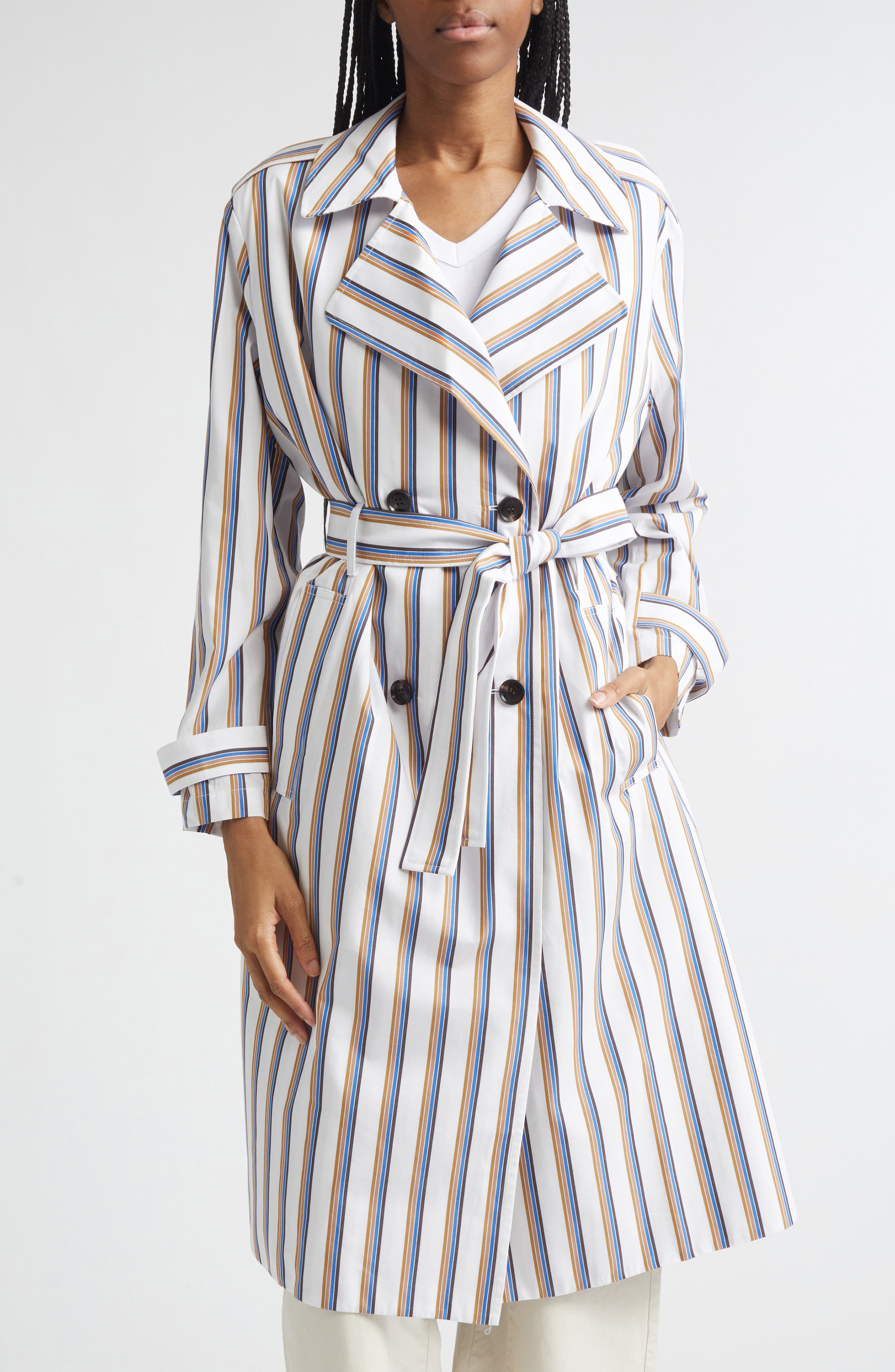 selected PARCH/CHOCO/BLUE STRIPE