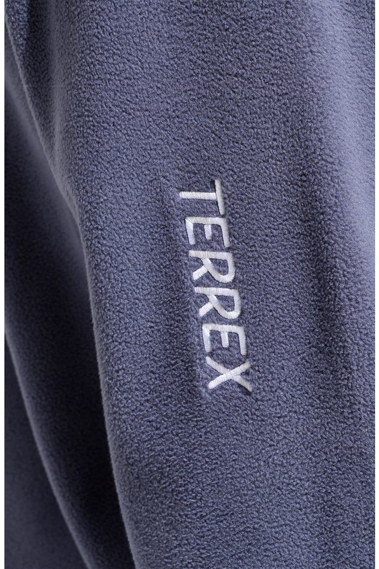 Essentials Quarter Zip Polar Fleece Pullover, Alternate, color, SHADOW NAVY