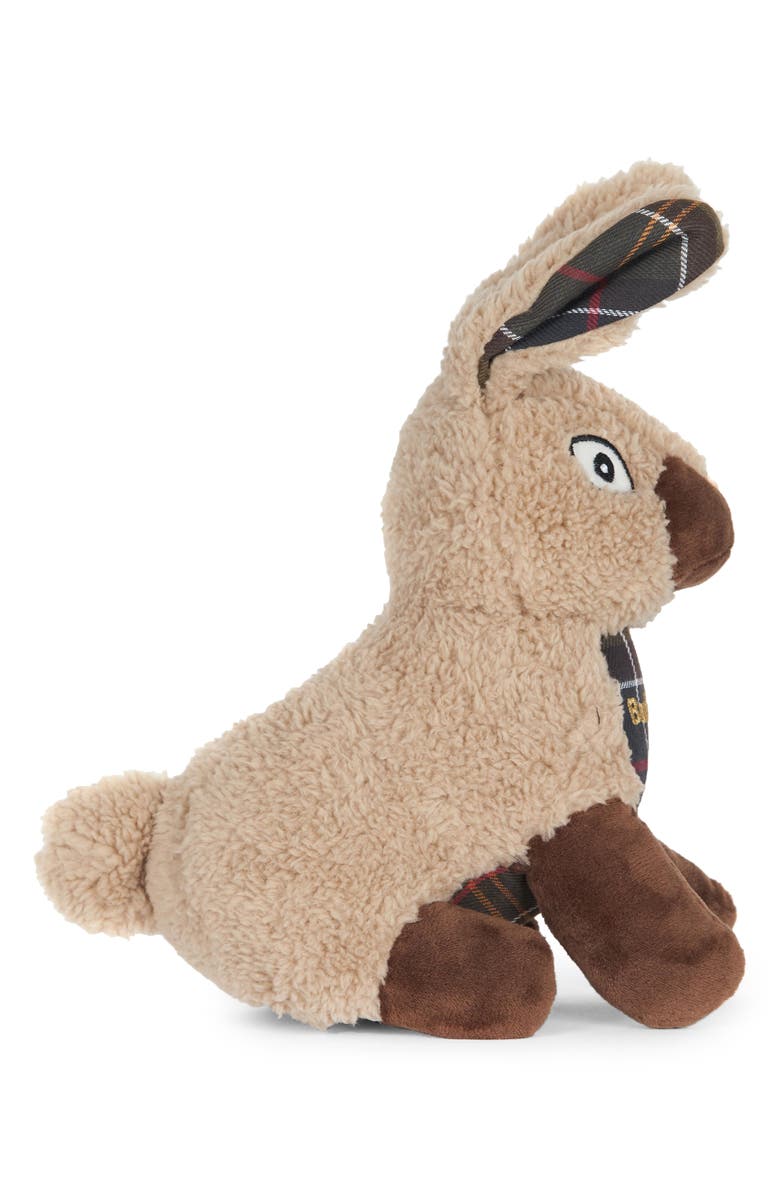 Barbour Rabbit Squeaker Dog Toy, Alternate, color, 