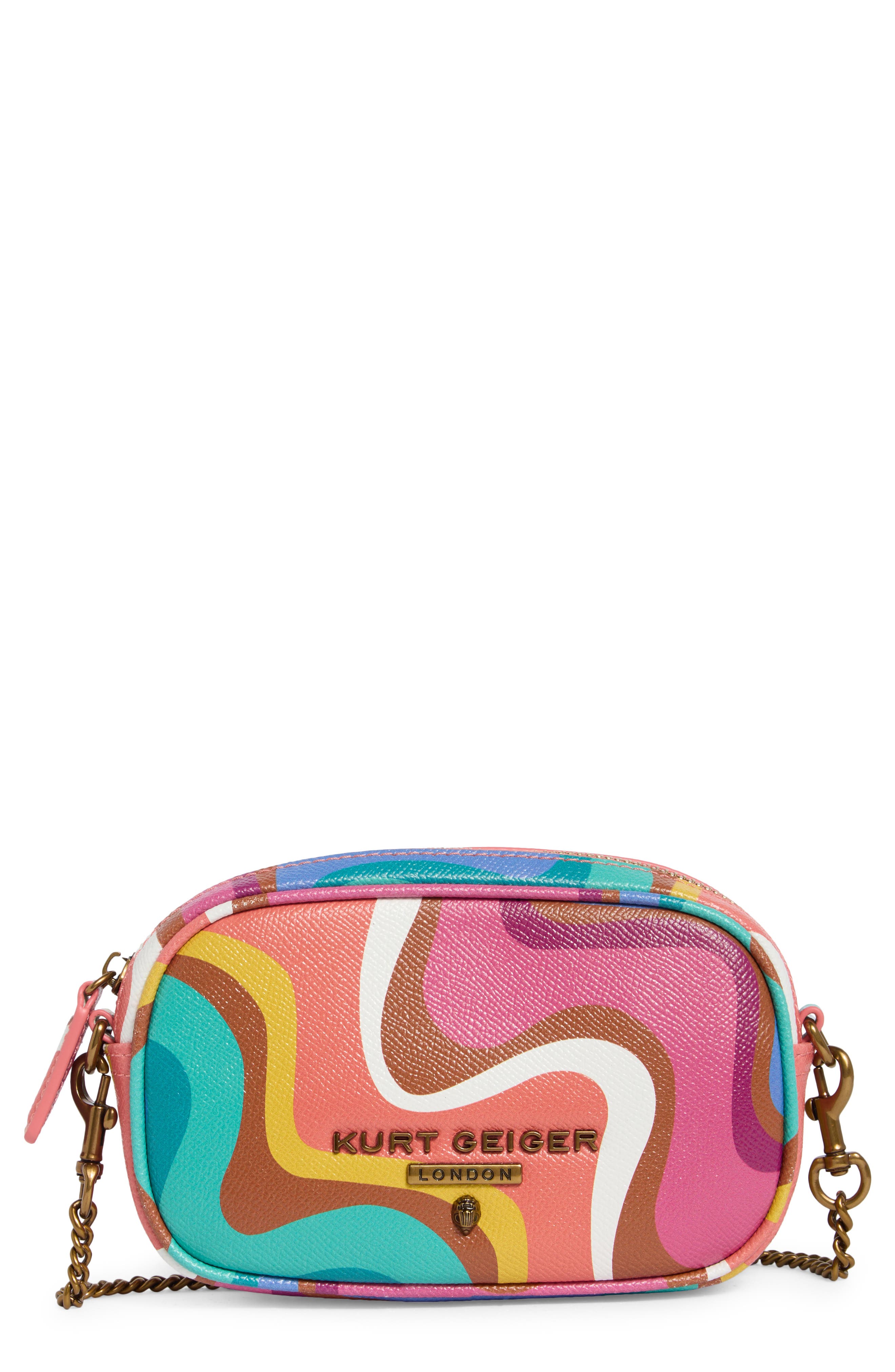Kurt Geiger London Small Greenwich Leather Camera Bag