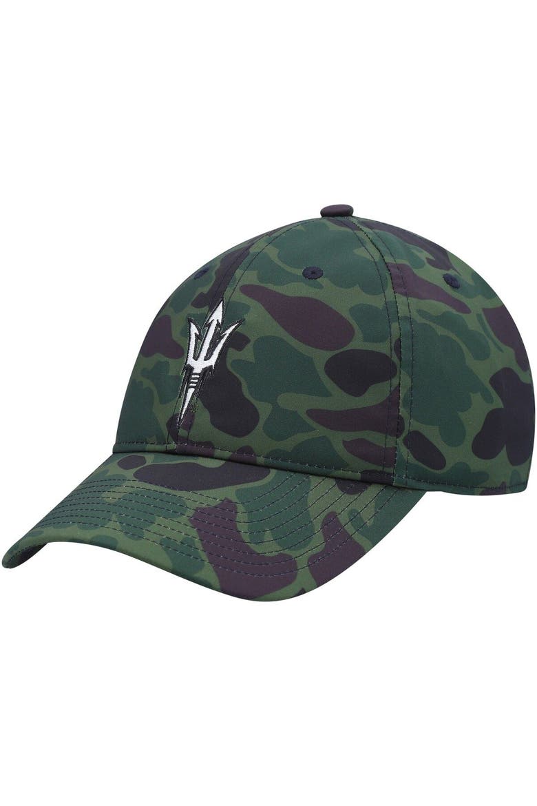 Men's adidas Camo Arizona State Sun Devils Military Appreciation Slouch Primegreen Adjustable Hat, Main, color, Camo