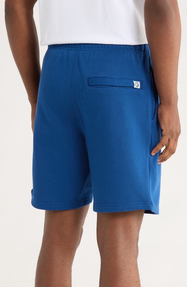 Billionaire Boys Club WHM Cotton Graphic Shorts, Alternate, color, Navy Peony