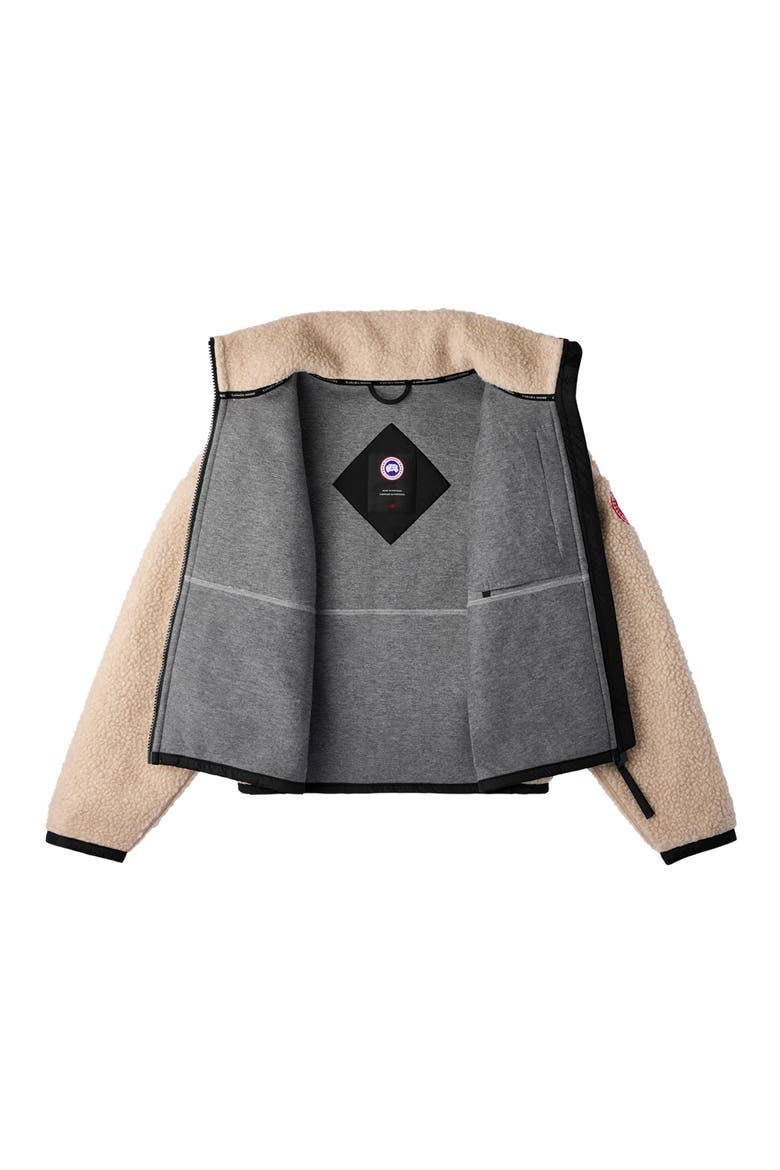Simcoe Wool Blend Fleece Jacket, Alternate, color, LIGHT TAN