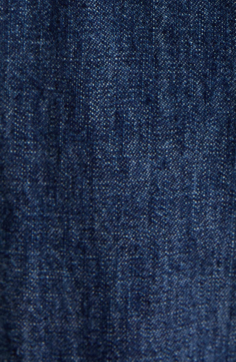 Valentino Garavani Cuffed Chambray Pants, Alternate, color, Navy