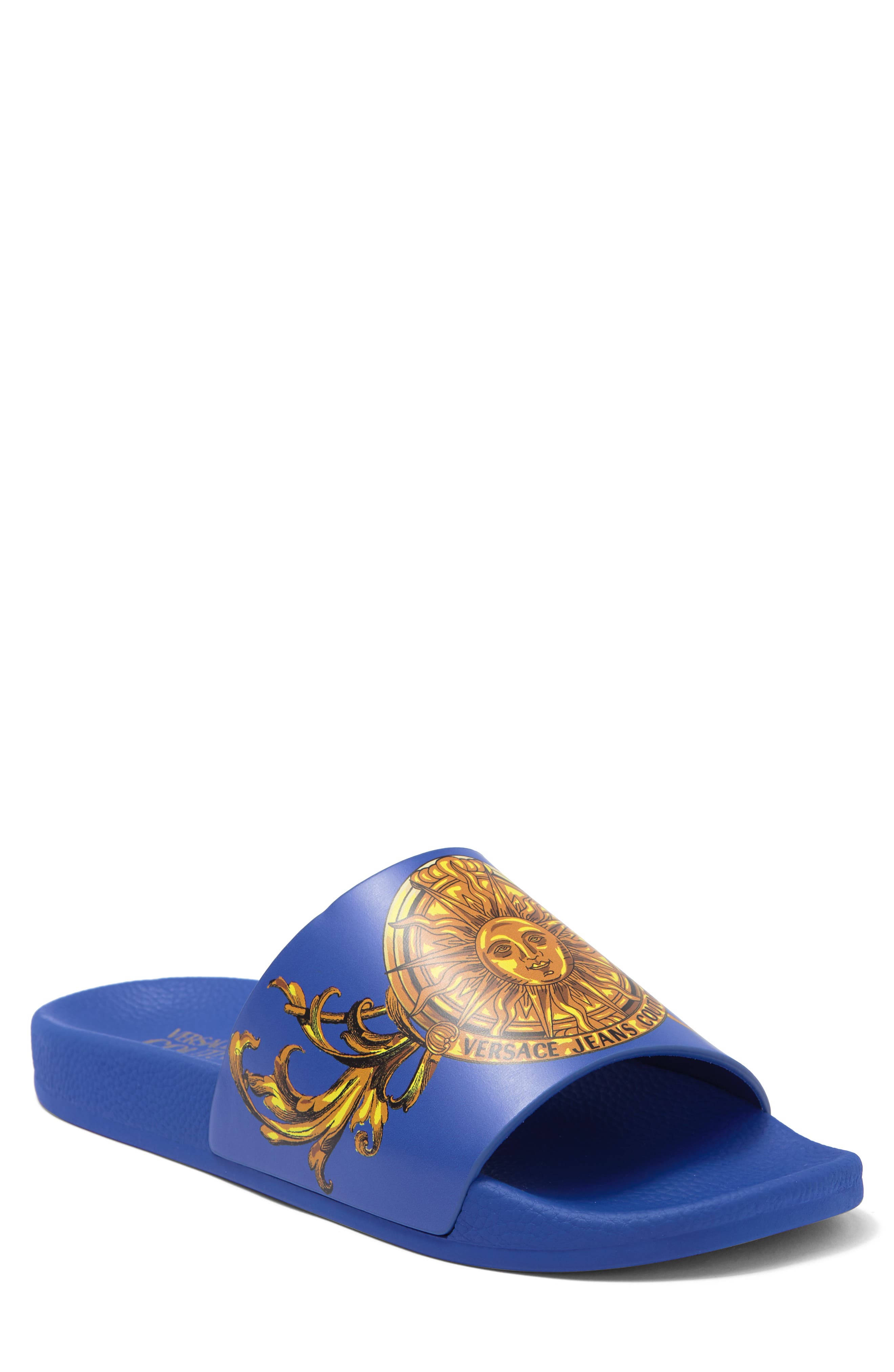 Versace Jeans Flat Slide Sandal (Men) | Nordstromrack