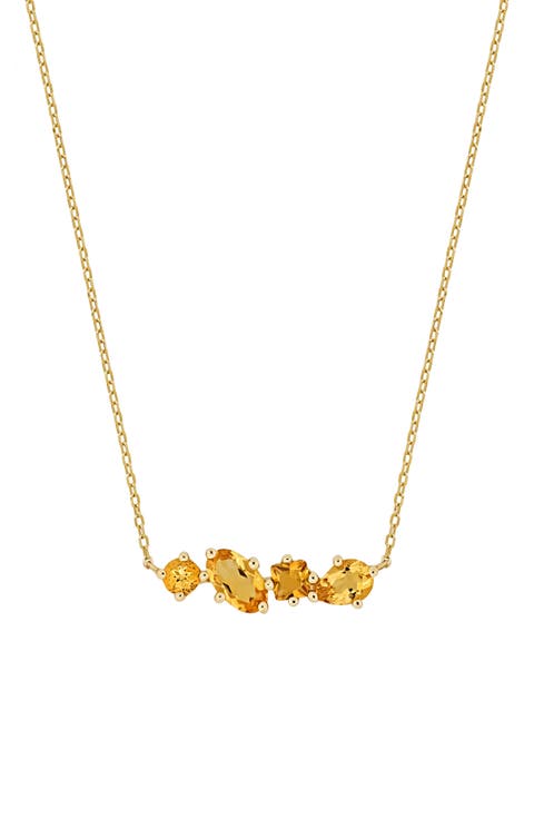 BLC Citrine Pendant Necklace