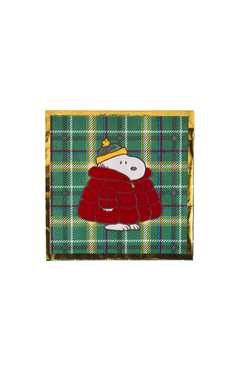 Jollity & Co. Peanuts Classic Christmas Snoopy Cocktail Napkins, Main, color, Assorted Pre-Pack