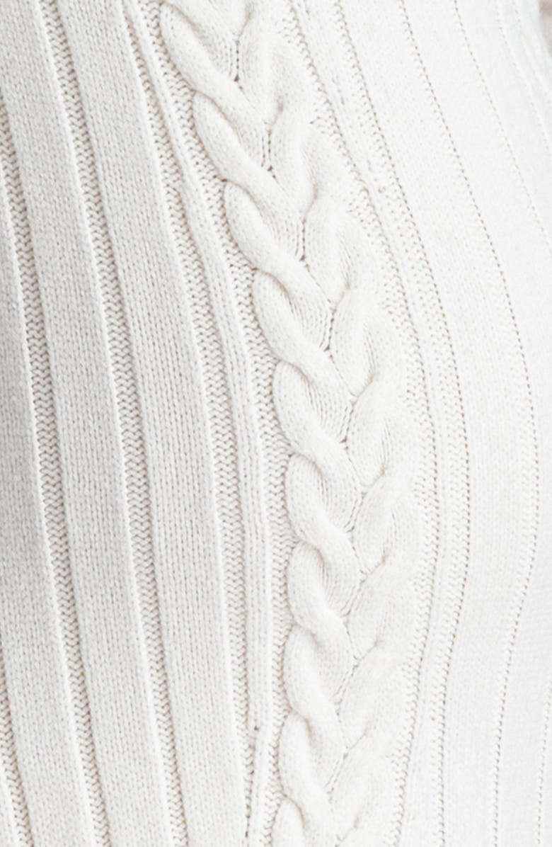 Pietro Brunelli Long Sleeve Mixed Stitch Maternity Midi Sweater Dress, Alternate, color,