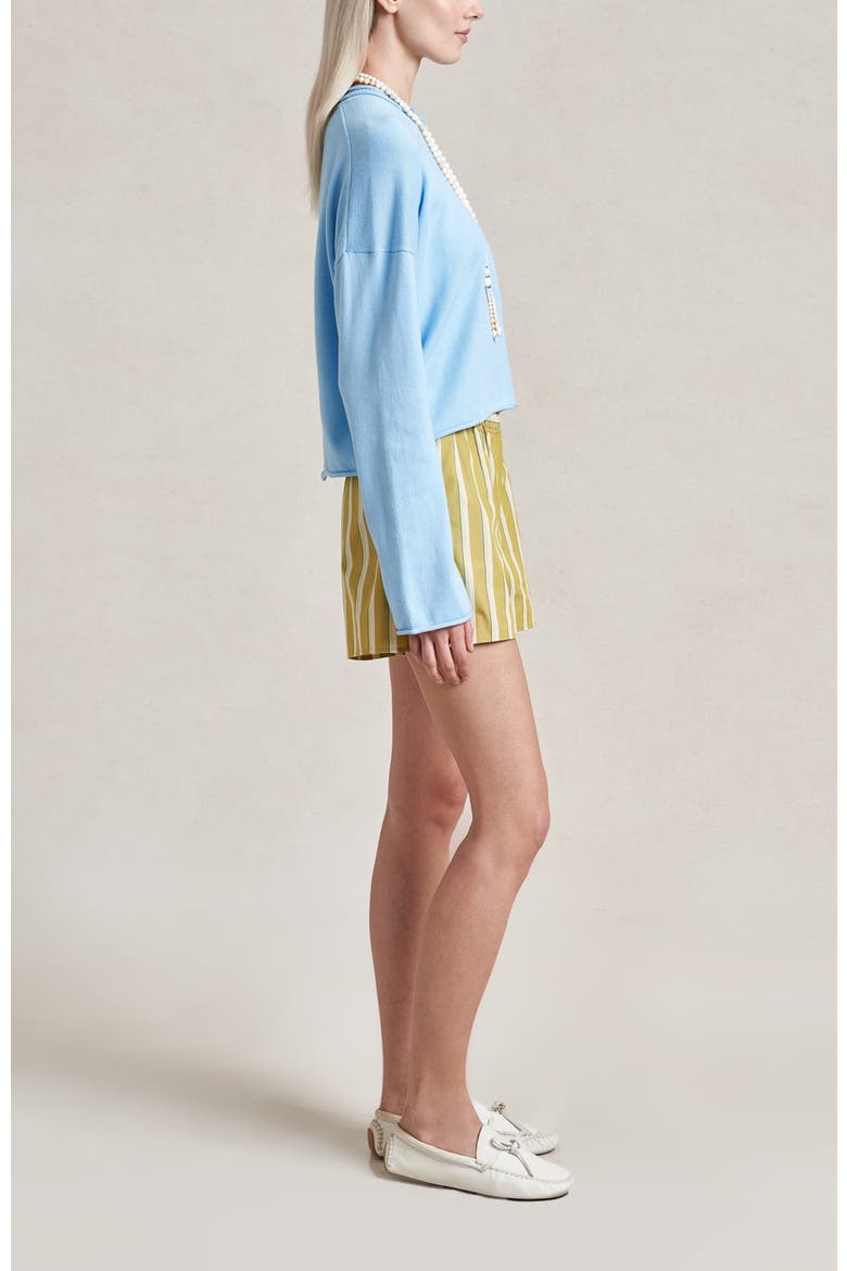 Cotton Dominick Sweater, Alternate, color, Light Blue
