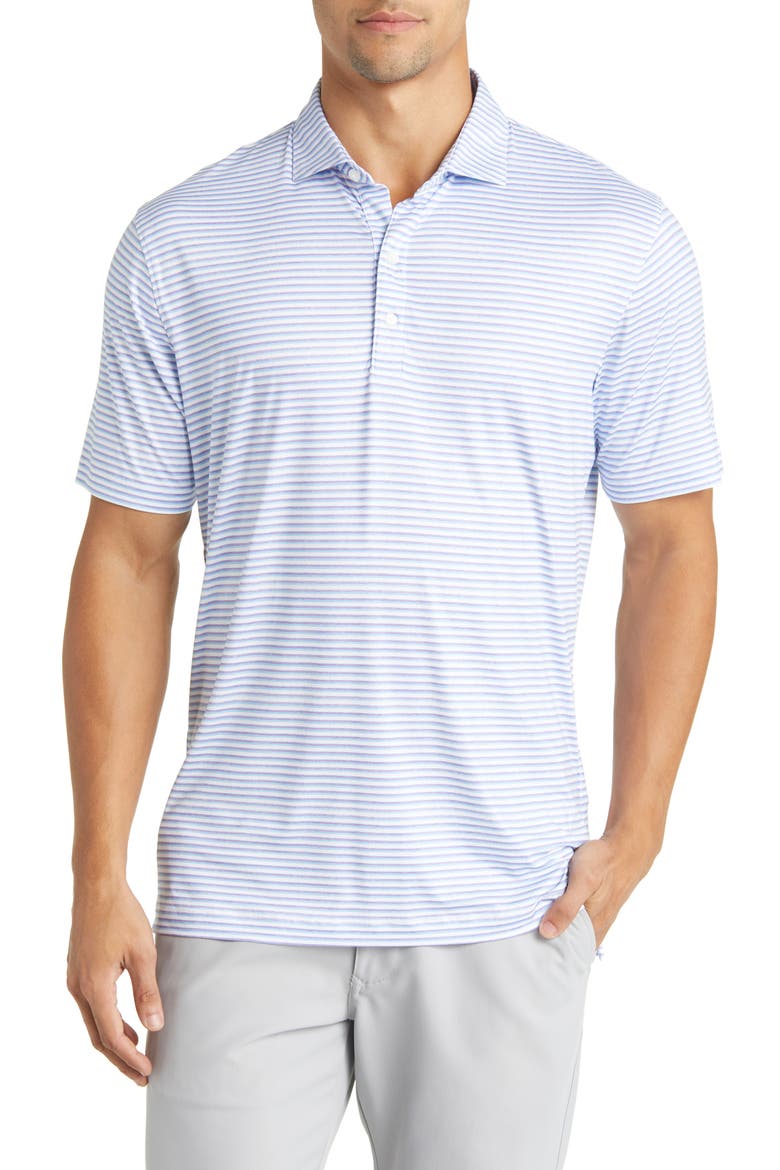 Warwick Stripe PREP-FORMANCE Polo, Main, color, TULIP