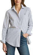 Lauren Ralph Lauren Cotton Broadcloth Button-Up Shirt