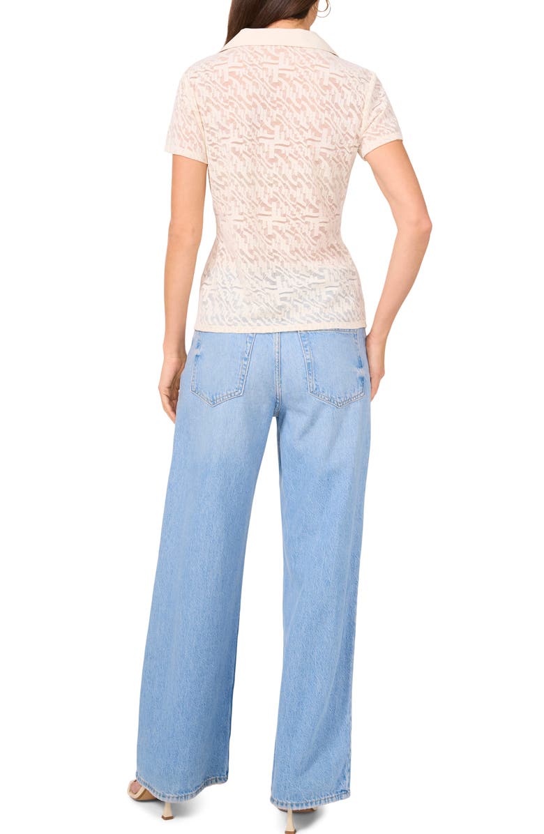 Vince Camuto Lace Polo, Alternate, color, New Ivory