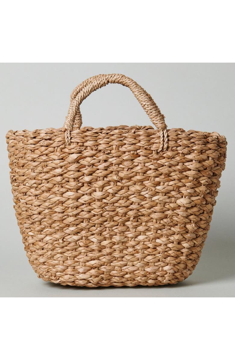 Kubo Seagrass Mini Woven Handbag, Main, color, Natural