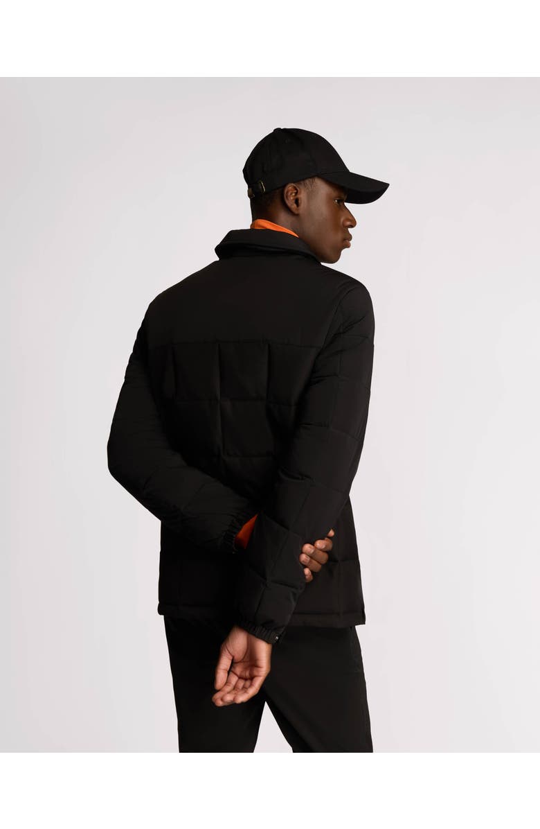 Alpenhaus Berdiac Lightweight Transitional Mixed Media Quilted Jacket, Alternate, color, Black