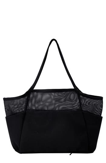 Beis Béis The Beach Mesh Tote In Black