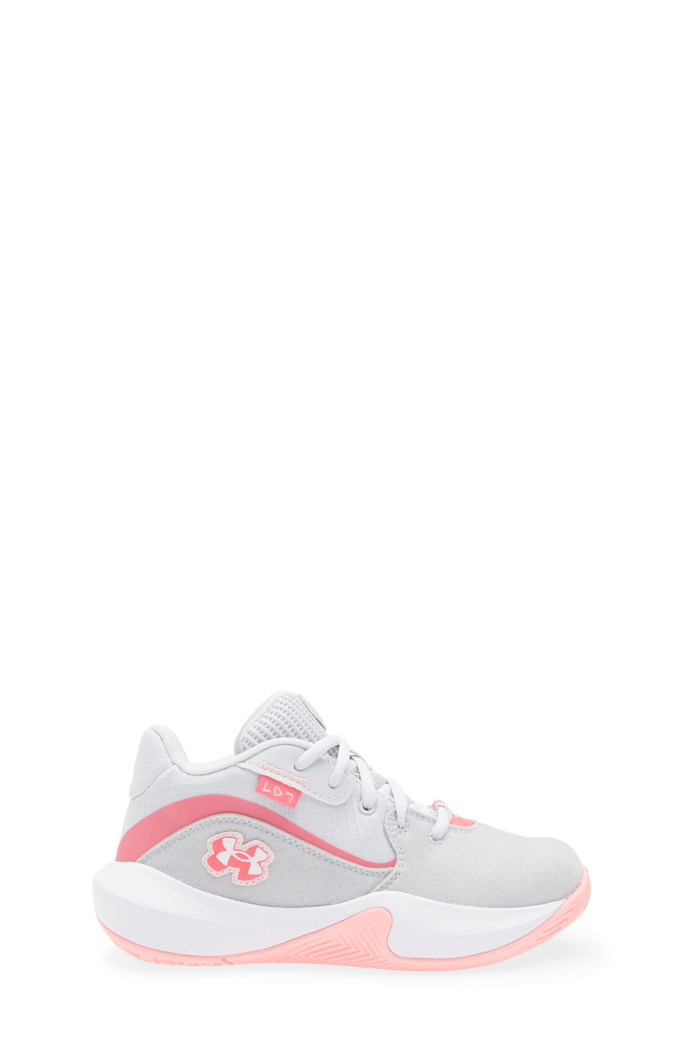 Under Armour Kids' UA Lockdown 7 VC Sneaker, Alternate, color, Halo Gray