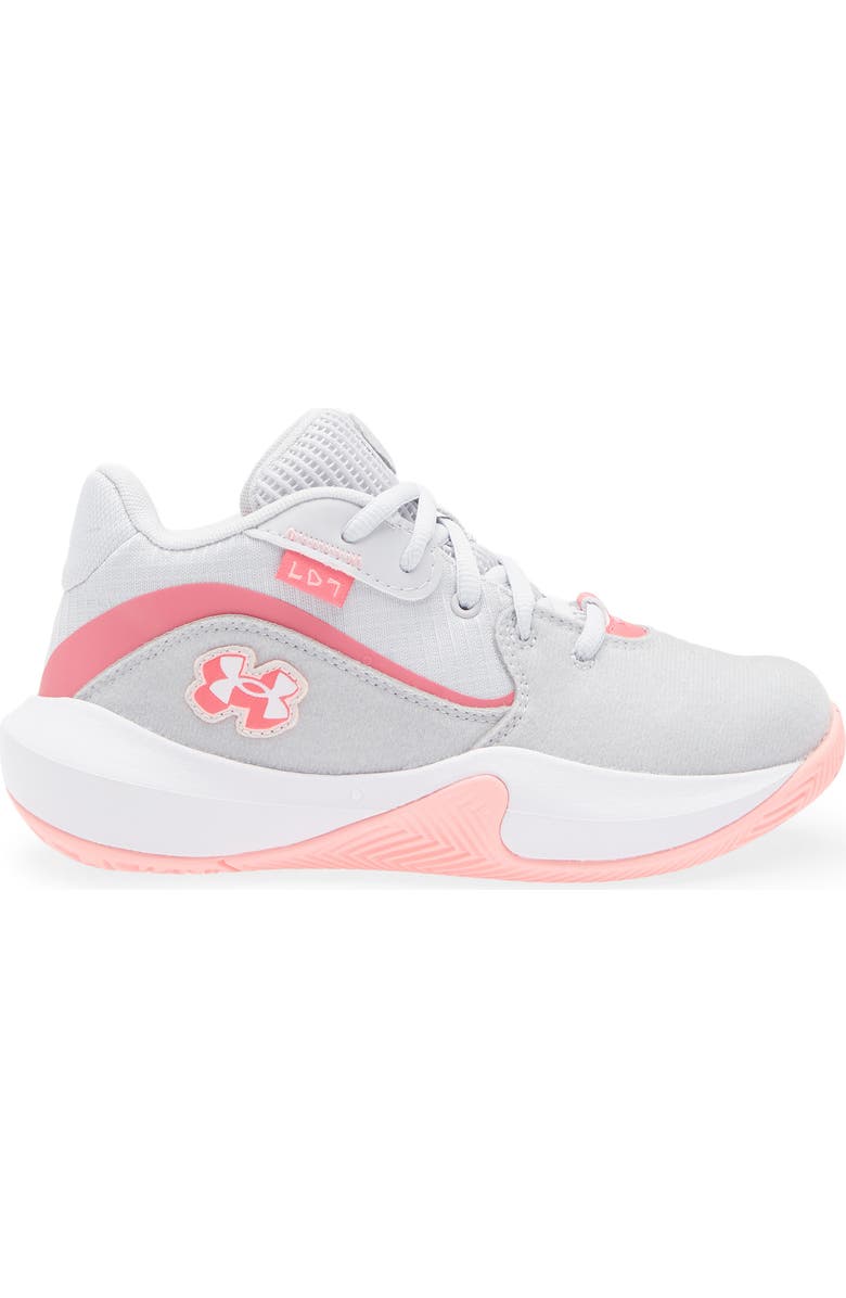 Under Armour Kids' UA Lockdown 7 VC Sneaker, Alternate, color, Halo Gray