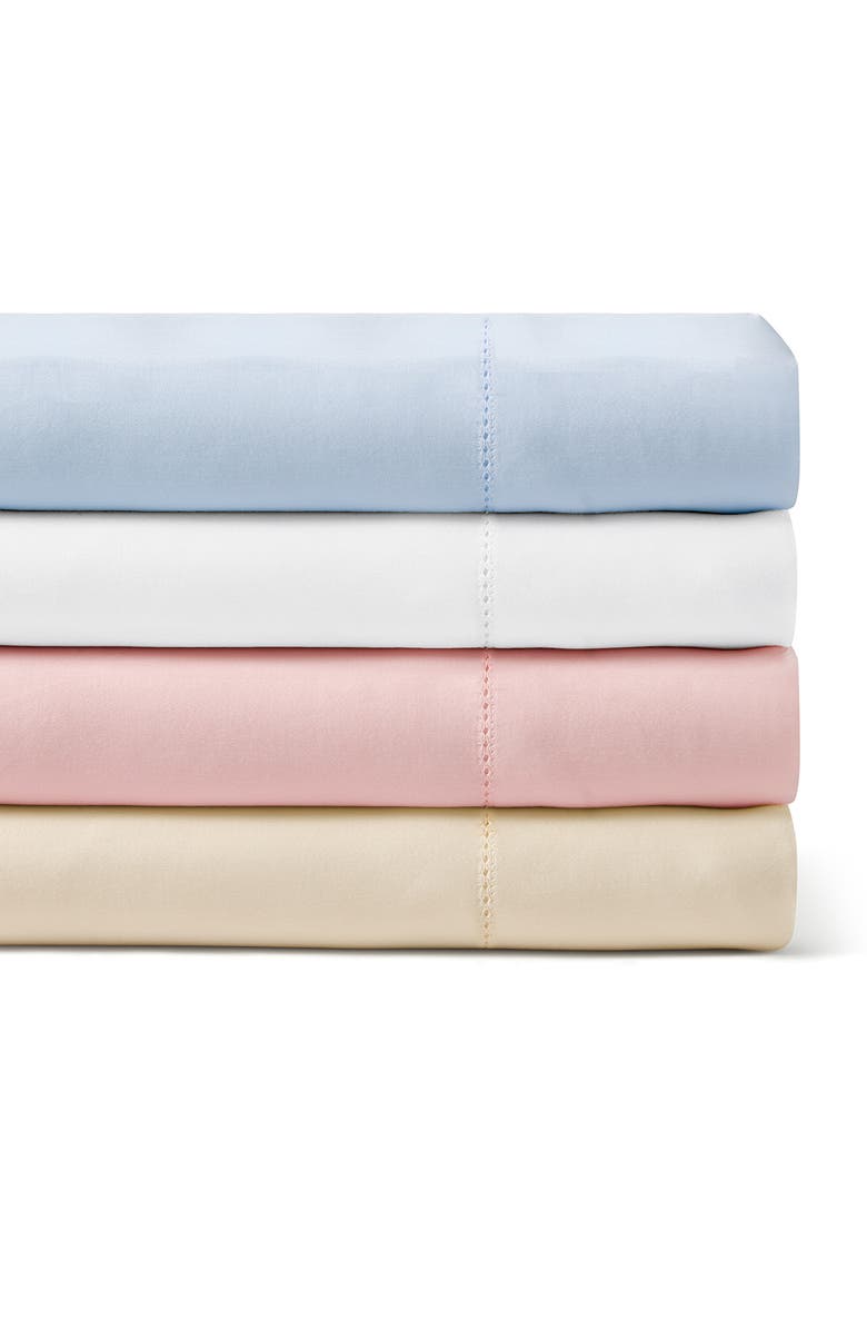 Ted Baker Ladder Stitch 300 Thread Count Sheet Set, Alternate, color, Bright White