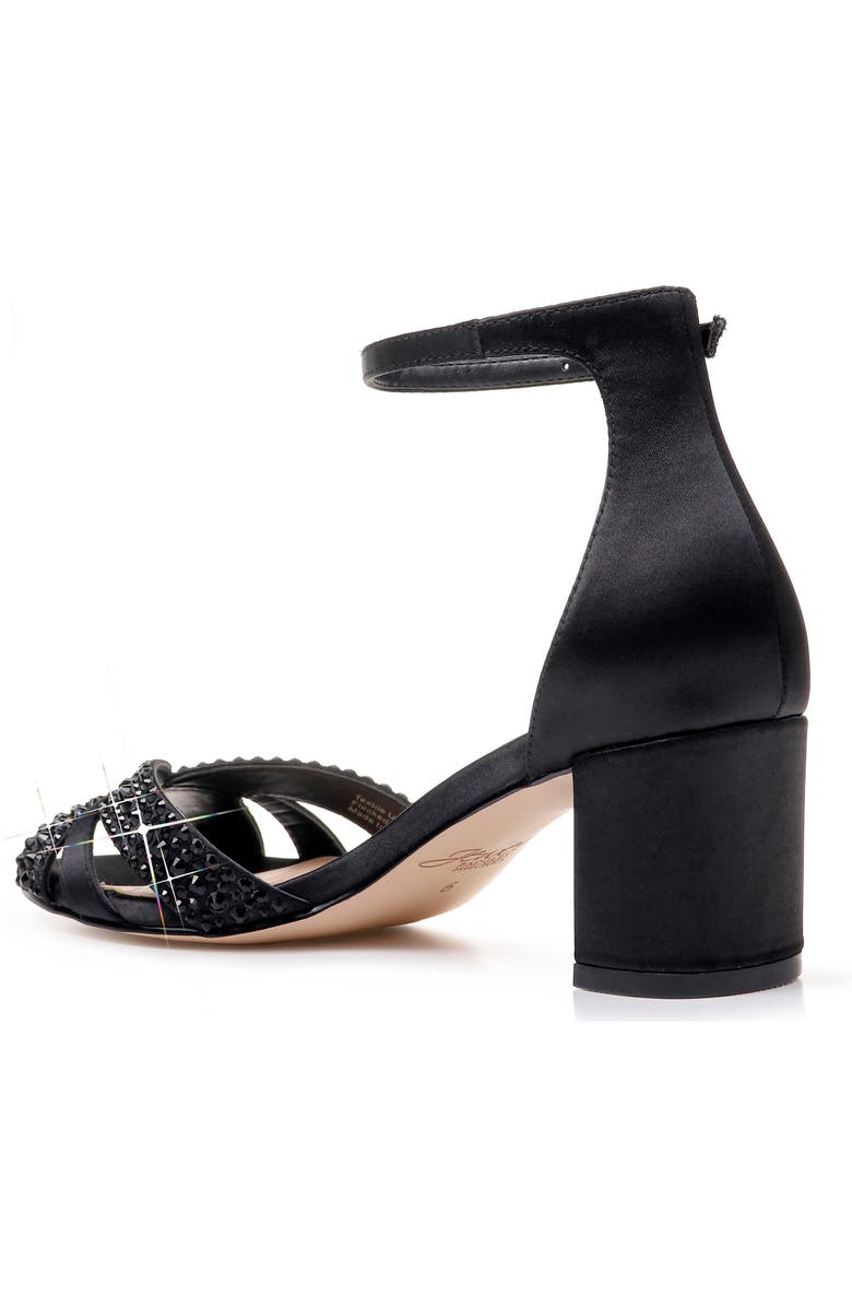 Jewel Badgley Mischka Sequoia Crystal Embellished Ankle Strap Sandal, Alternate, color,