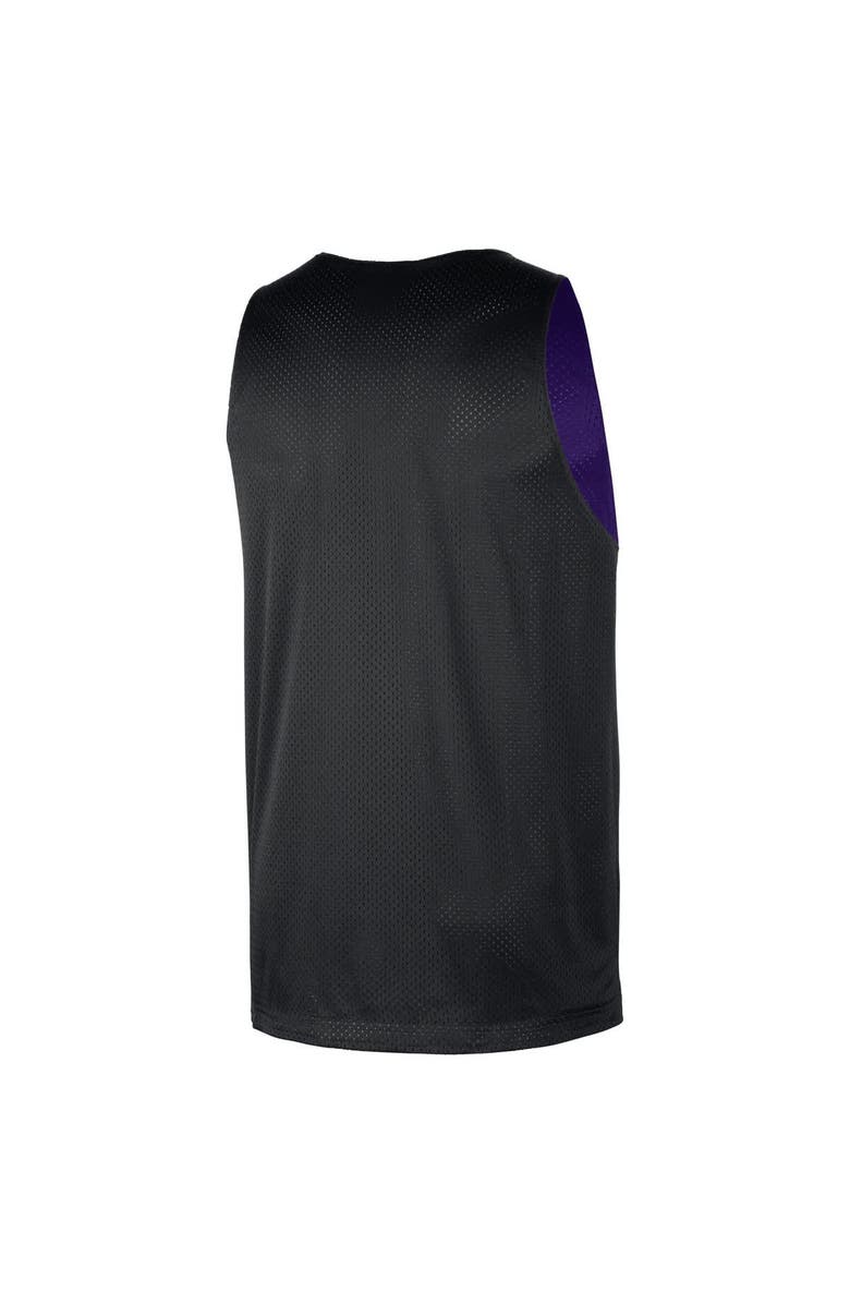 Nike Men's Nike Purple/Black Los Angeles Lakers Courtside Reversible Mesh Practice Jersey, Alternate, color, 