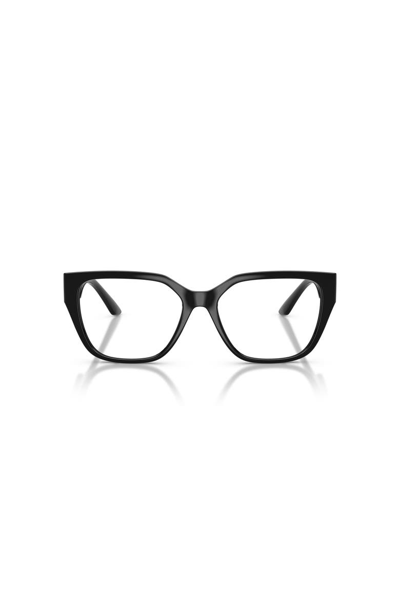 Versace 52mm Square optical glasses, Alternate, color, Black
