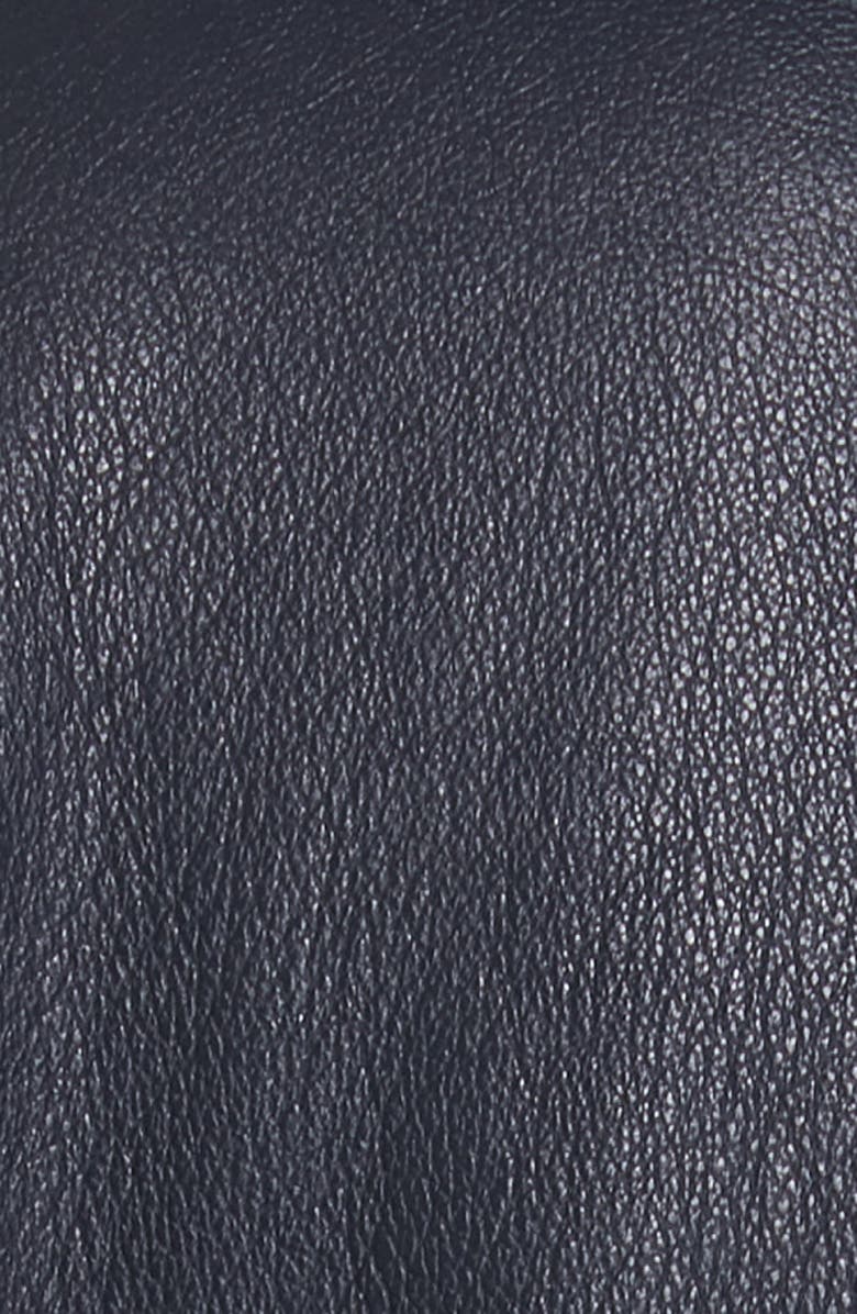 Rebecca Taylor Leather Biker Jacket, Alternate, color, 