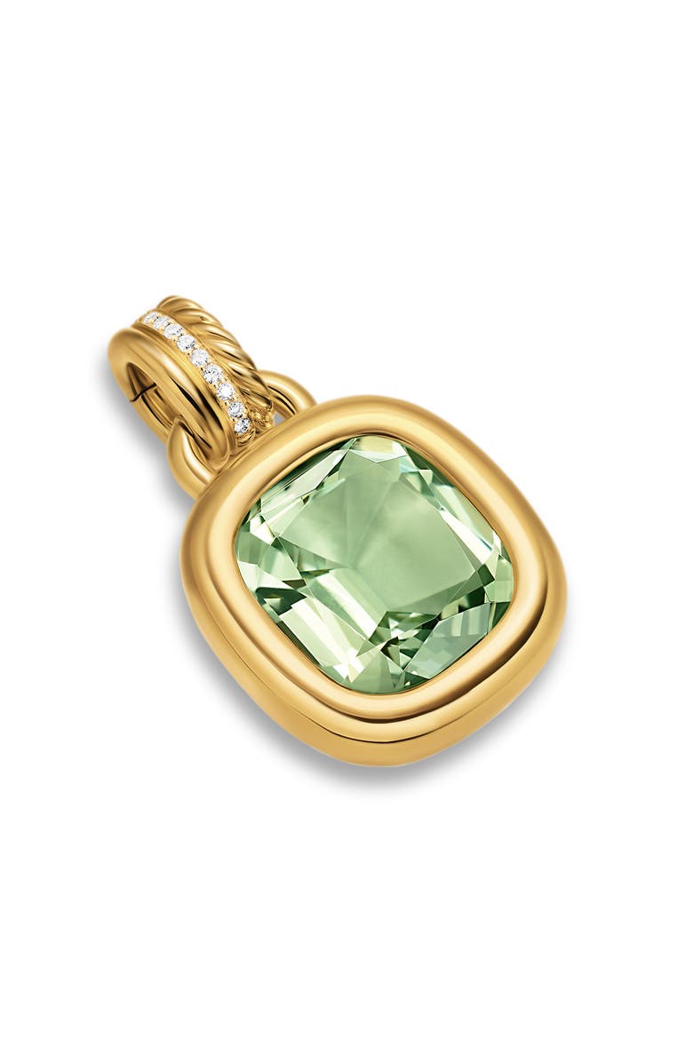 David Yurman DY Mercer<sup>®</sup> Semiprecious Stone Amulet, Main, color, Prasiolite
