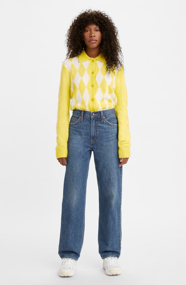 Levi's<sup>®</sup> High Waist Dad Jeans, Alternate, color, 