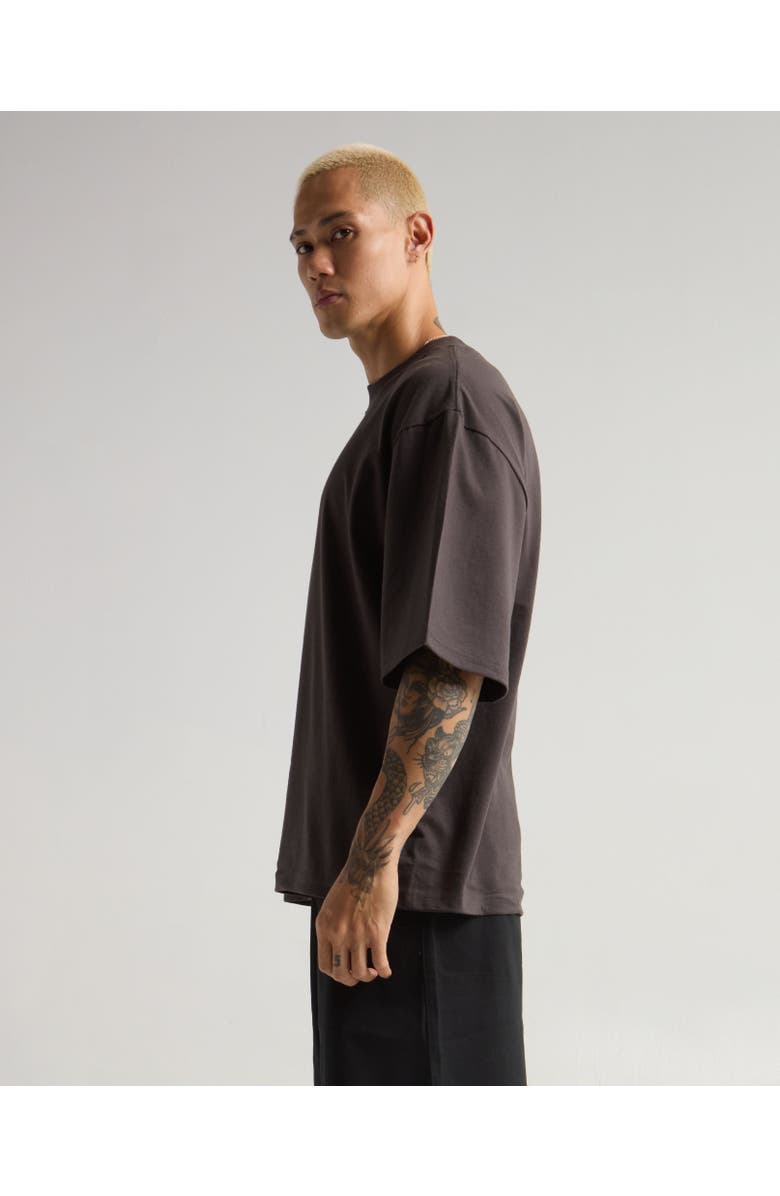 Shaka Wear Heavyweight Oversize Tee, Alternate, color, Off Black