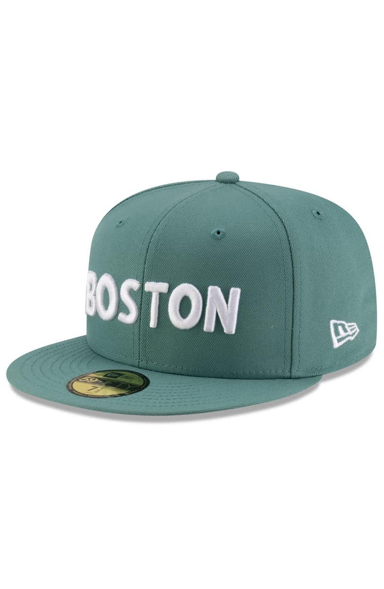 New Era Men's New Era Green Boston Red Sox 2025 City Connect Fan Pack 59FIFTY Fitted Hat, Alternate, color, Green