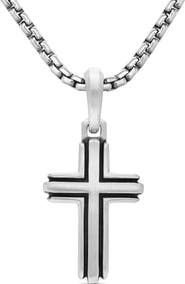 David Yurman Deco Cross Enhancer Pendant