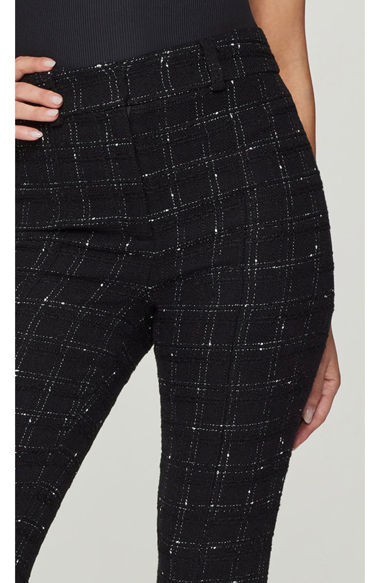 Generation Love Tula Windowpane Tweed Pants, Alternate, color, Black/White