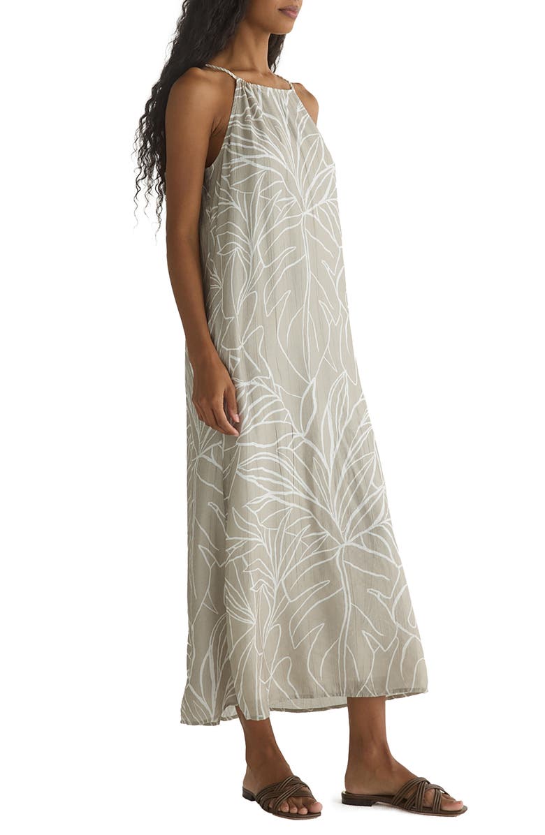 Bella Dahl Tie Back Sleeveless Maxi Dress, Alternate, color, 