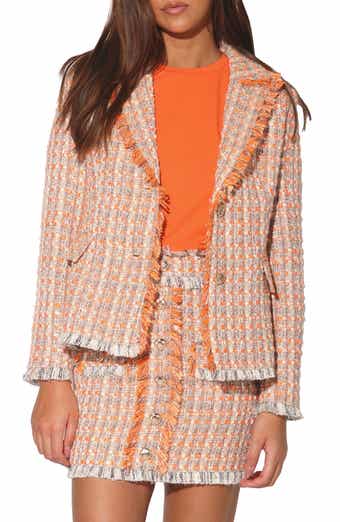 Walter Baker Damon Tweed Blazer Jacket