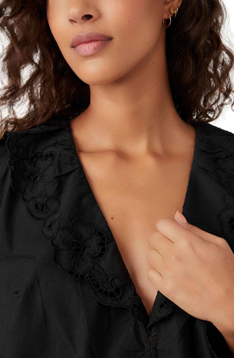 Free People Maisie Cutwork Blouse, Alternate, color, 