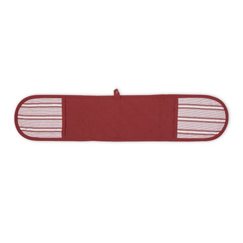 Chef Stripe Double Oven Mitt