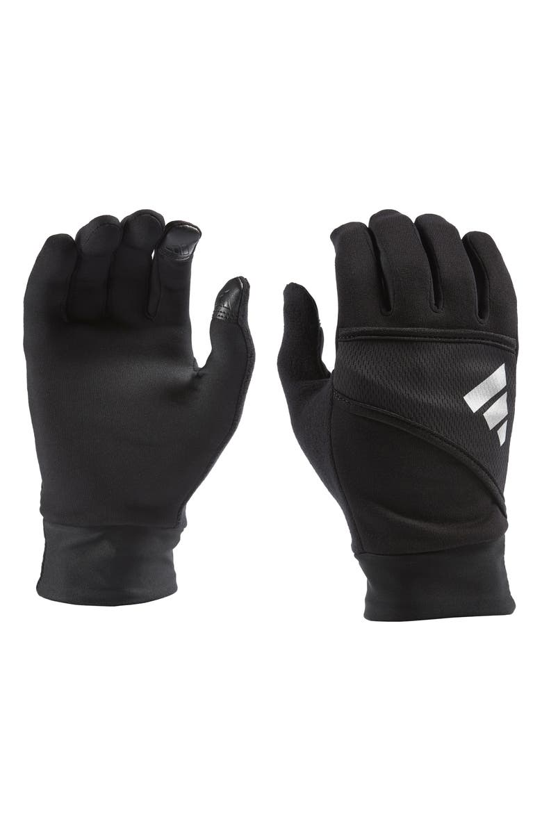 adidas AWP Main Touchscreen Friendly Gloves, Main, color, Black