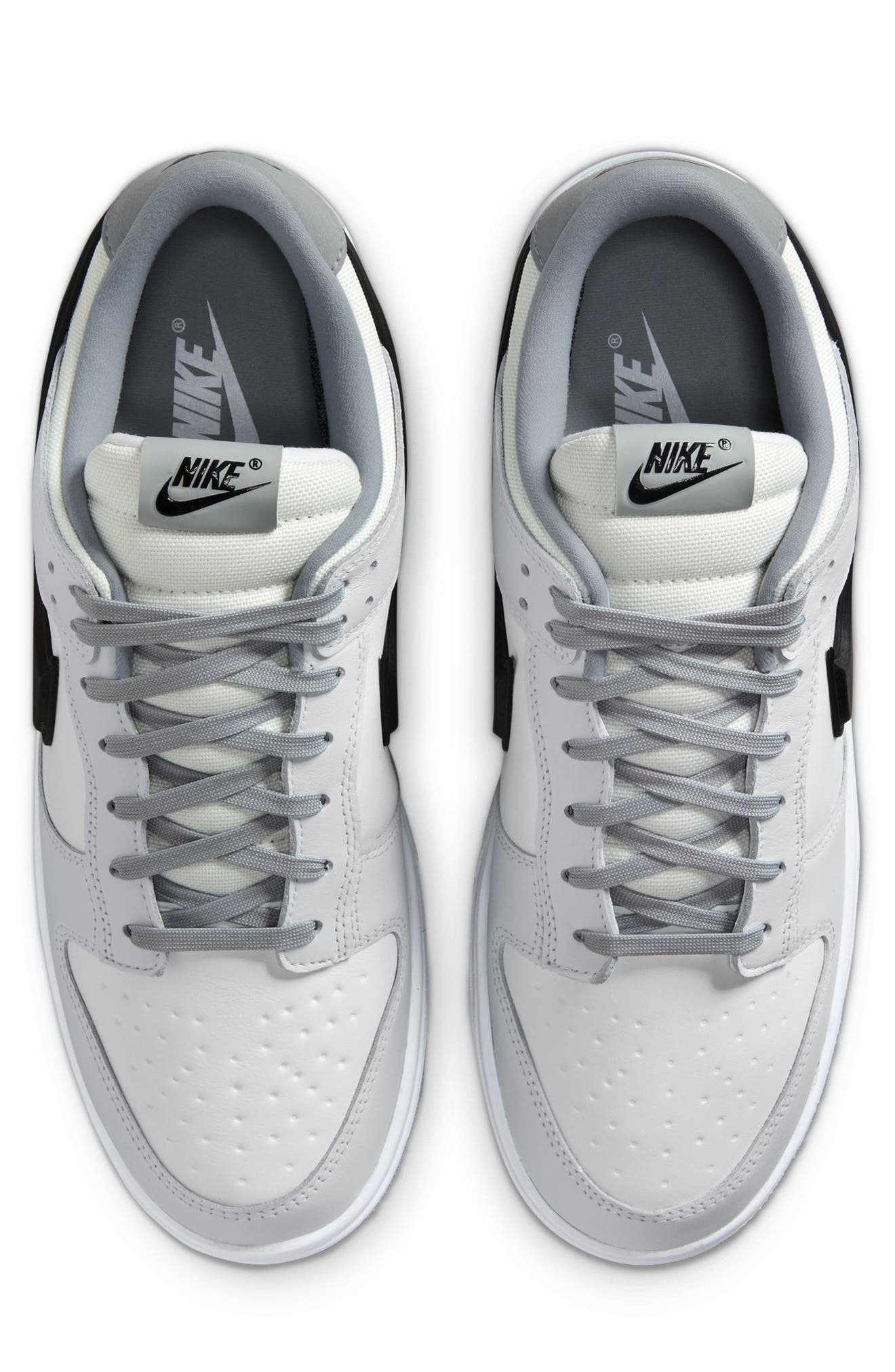 Nike Dunk Low Gore-Tex<sup>®</sup> Waterproof Basketball Sneaker, Alternate, color, Summit White/ Black/ Off White