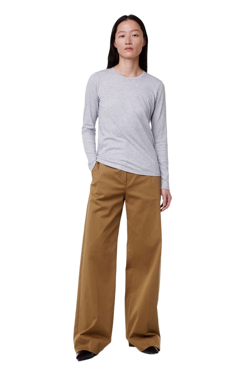 Another Tomorrow LONG SLEEVE TEE, Alternate, color, Heather Grey