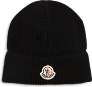 Moncler Berretto Logo Patch Beanie