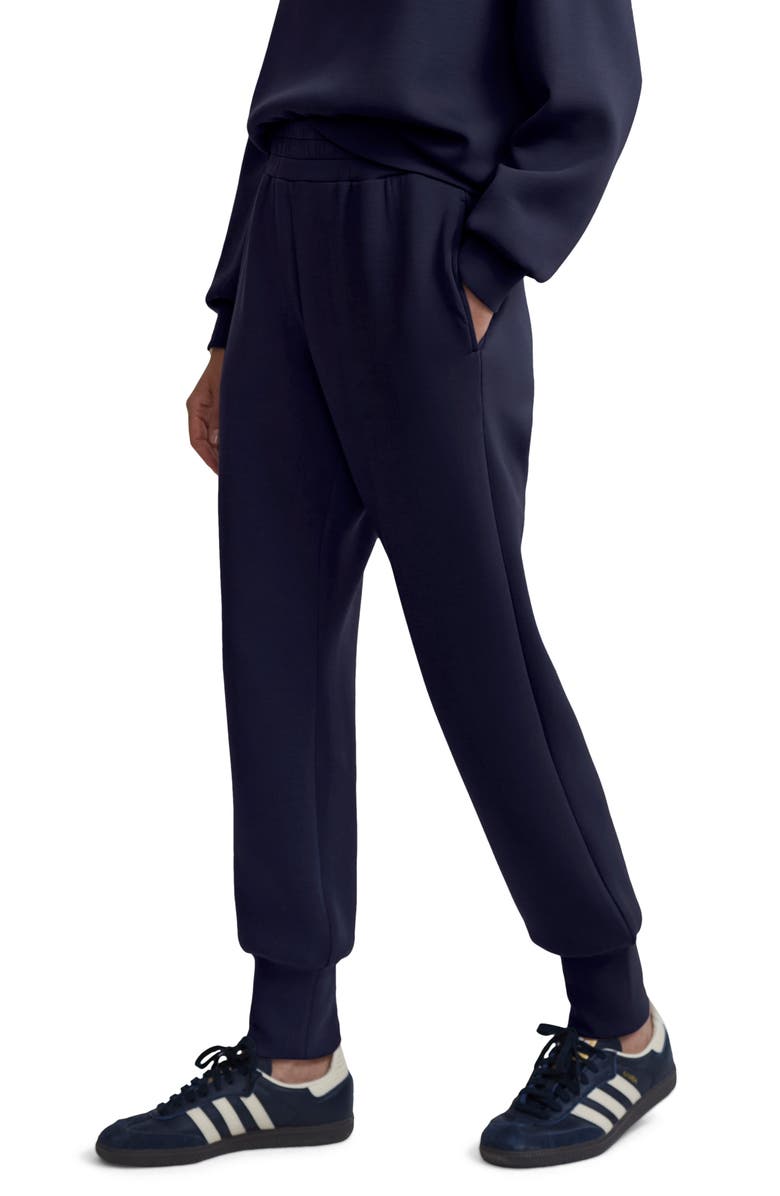 Varley Brushed Rib Slim Cuff 25-Inch Pants, Alternate, color, Blue Nights